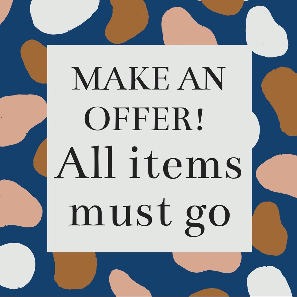 All items must go!